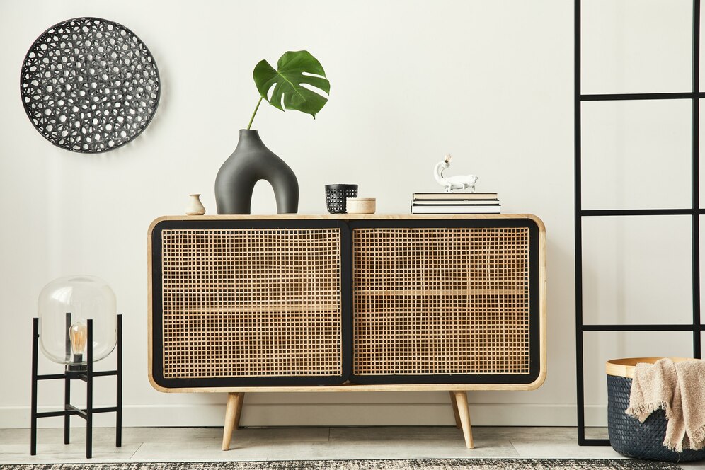 Rattan Cabinet - PopBaazar