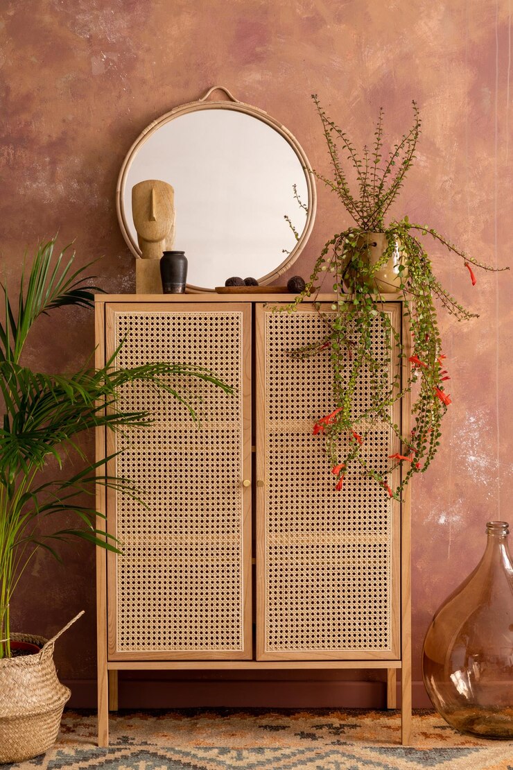 Rattan Cabinet - PopBaazar